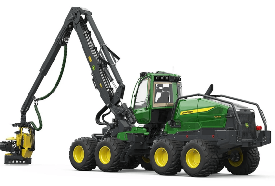 Medkirtės – John Deere 1270H.